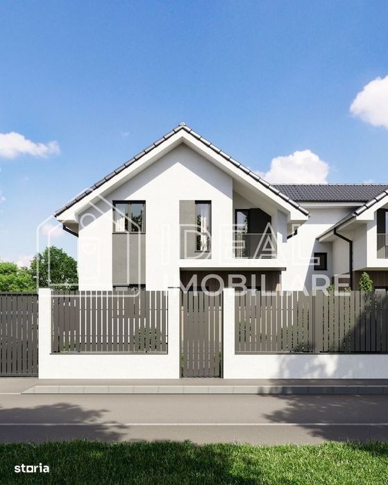 Casă individuală P + M – Șura Mare | 120 mp utili | 5 camere | Curte 2