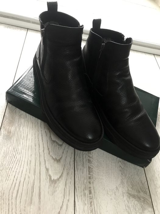 Продам мужские сапоги кожа