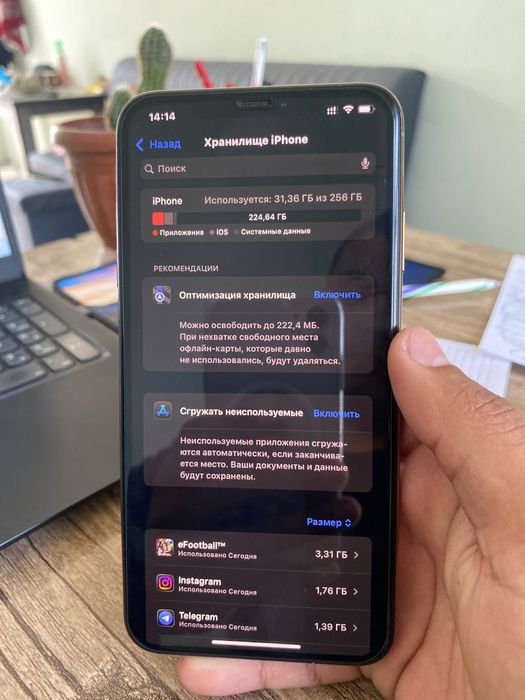 iphone xs max  ideal holatda 256 gb
