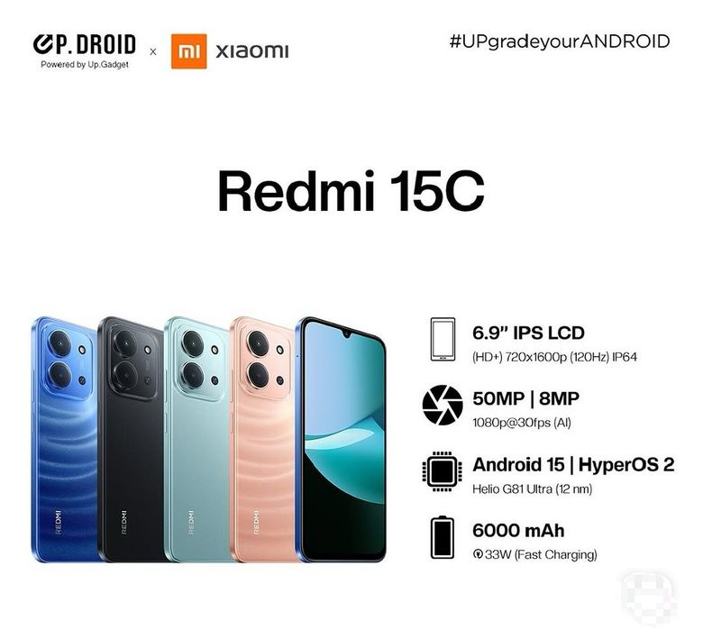 Bepul dostavka redmi 15c