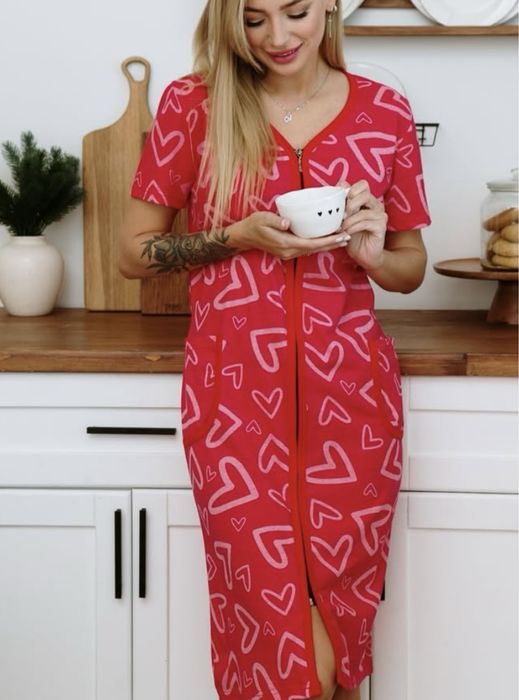 Женский халат. 100% хлопок