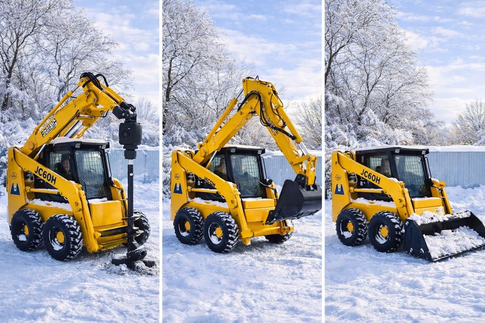 Минипогрузчик Уборка снега