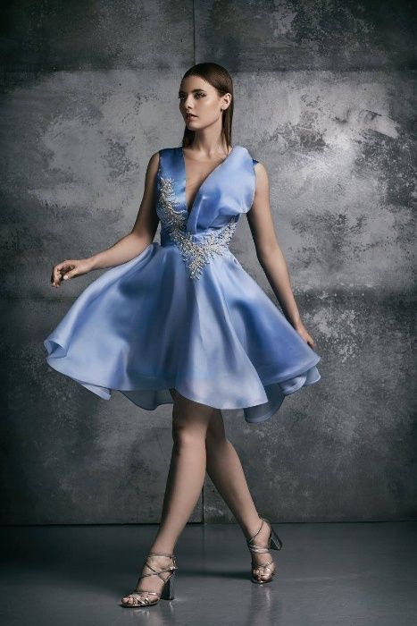 Rochie LA MODE TOUJOURS - ORGANZA -ocazie,cununie civila,mireasa,nunta