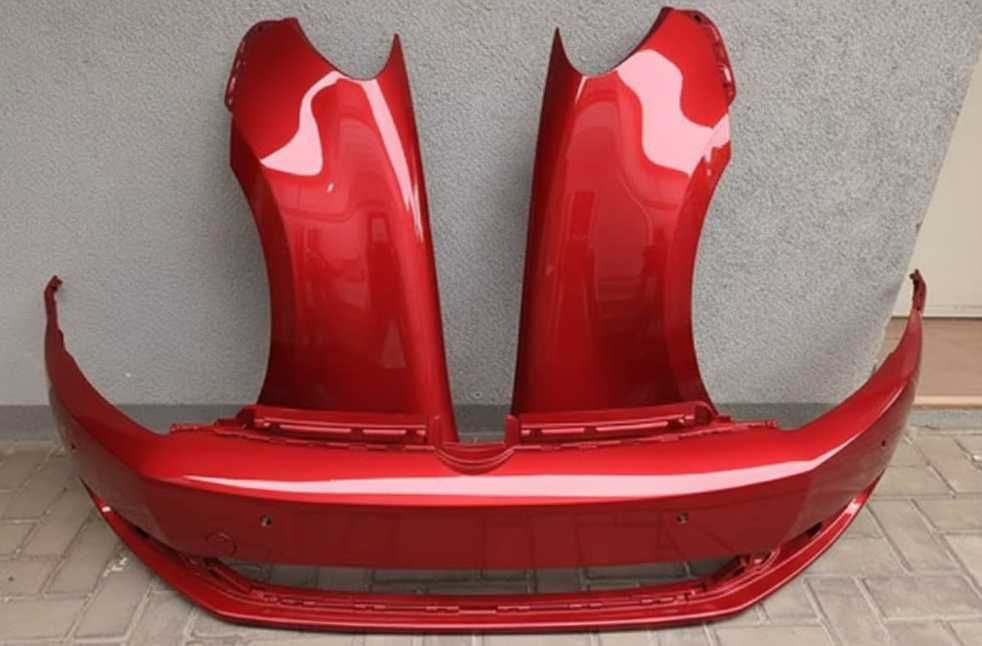 Bara & Aripa Fata Dreapta + Stanga VW Golf 6 VI 2008-2013 Vopsita Rosu