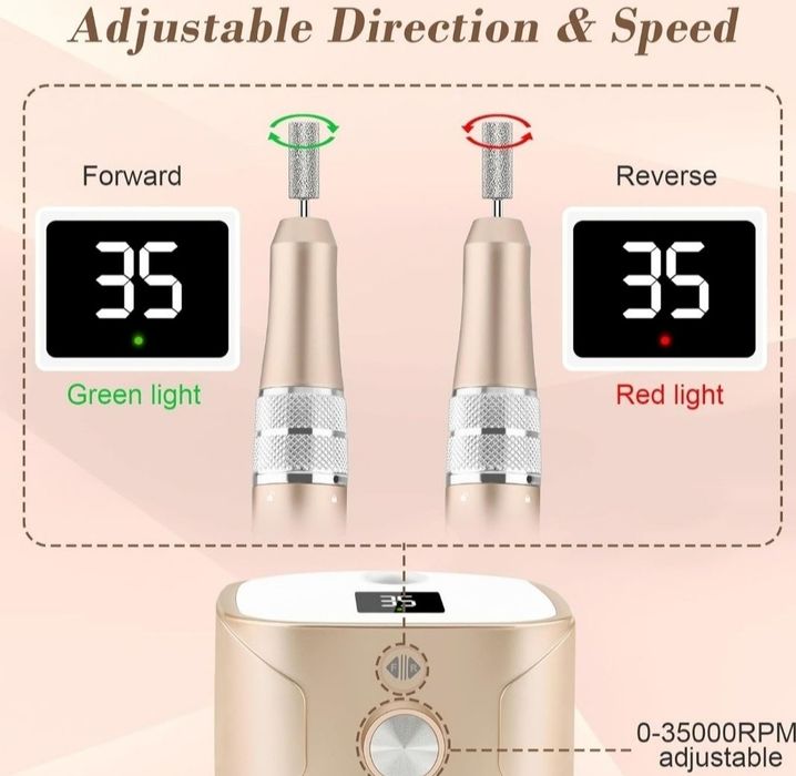 Професионална пила за нокти 35 000 оборота