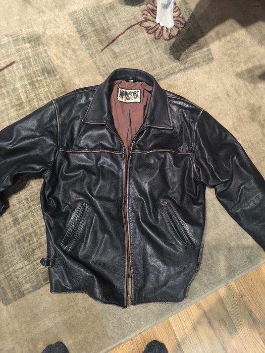 Мъжко кожено яке телешки бокс