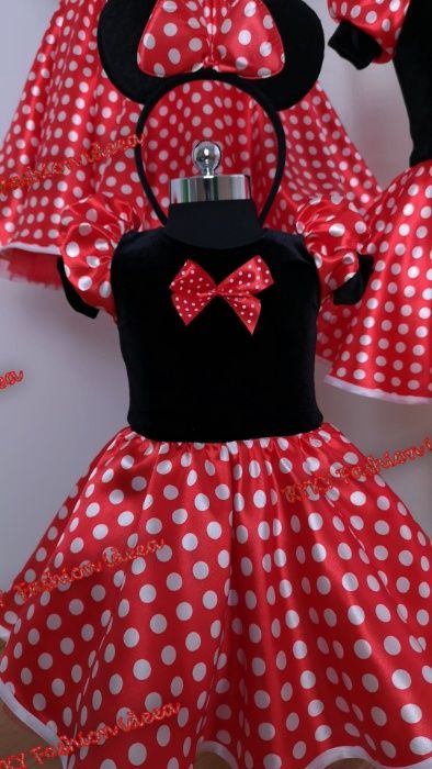 Rochie Minnie mouse costum aniversar Minnie mouse recuzita foto