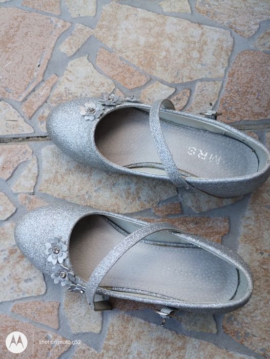 Pantoffi elegati cu tutin toc, marime 32