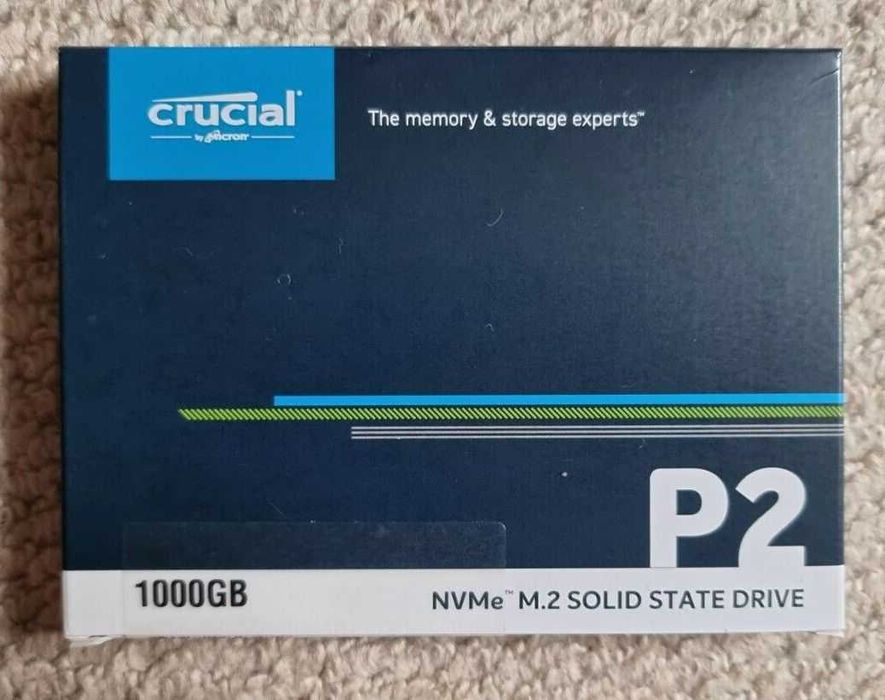 SSD Crucial P2 capacitate 1TB slot m.2 Nvme CT1000P2SSD8 nou Sigilat