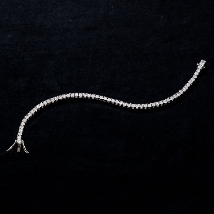 Bratara moissanite argint 925