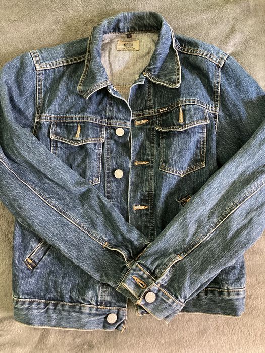 Дънково яке, рисувано