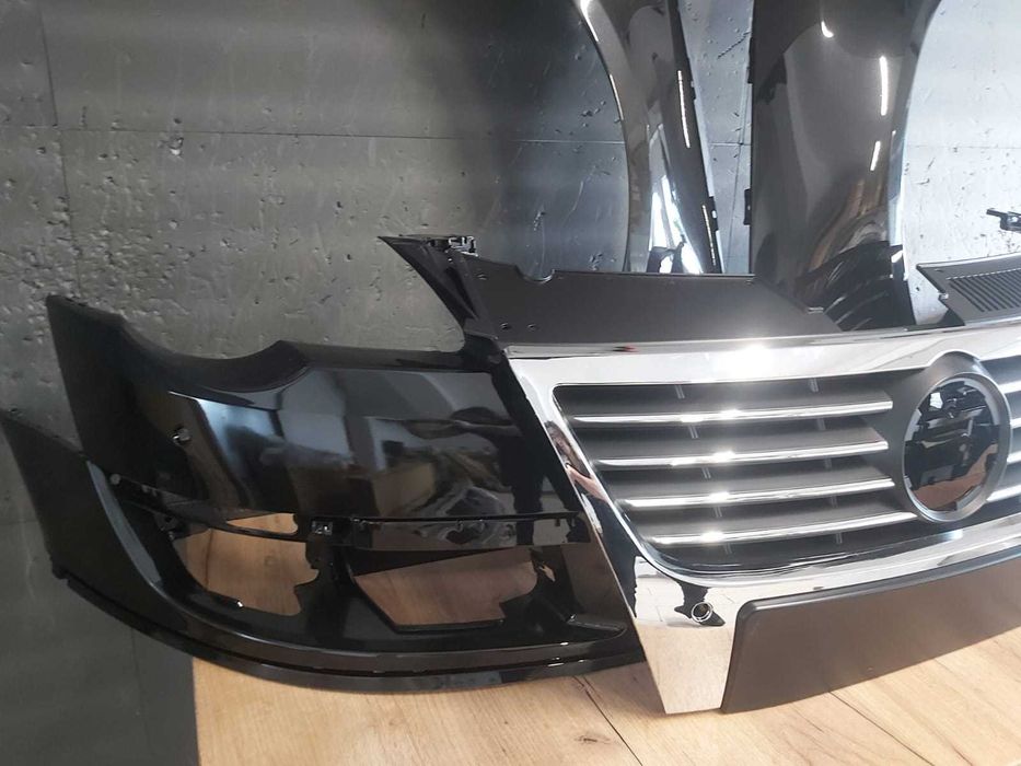 Bara + Aripa Fata Dreapta-Stanga + Grila VW Passat B6 05-11 LC9X Negru