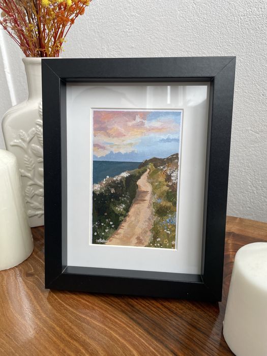 Pictura in acrilic, peisaj “Dreamy Sea”