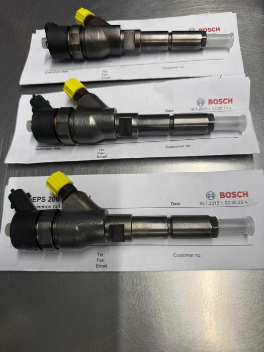 Рециклирани дюзи Bosch 0445110062 (гаранция, тествани, готови за монтаж) Citroen / Peugeot / Fiat 2.0 HDi / JTD
