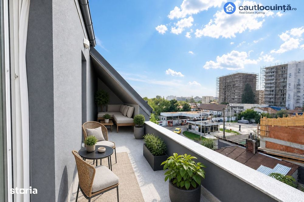 Apartament spectaculos 3 camere|89 mp+terase 55 mp| Parcare subterana