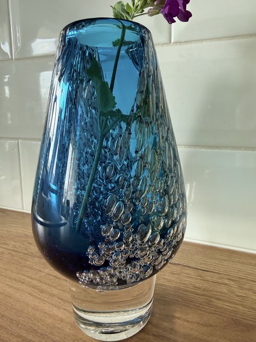 Ваза стъклена / 60-те