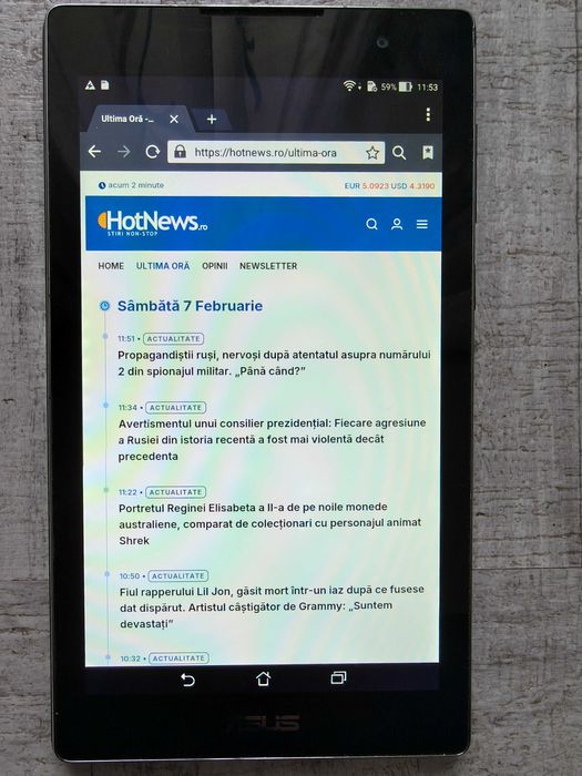 ASUS ZenPad C 7.0 Android Intel Quad 1.1GHz, 1GB RAM, 16GB 3G dual SIM