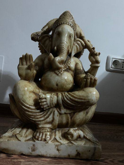 Statuie Ganesha din marmura sec.XVIII