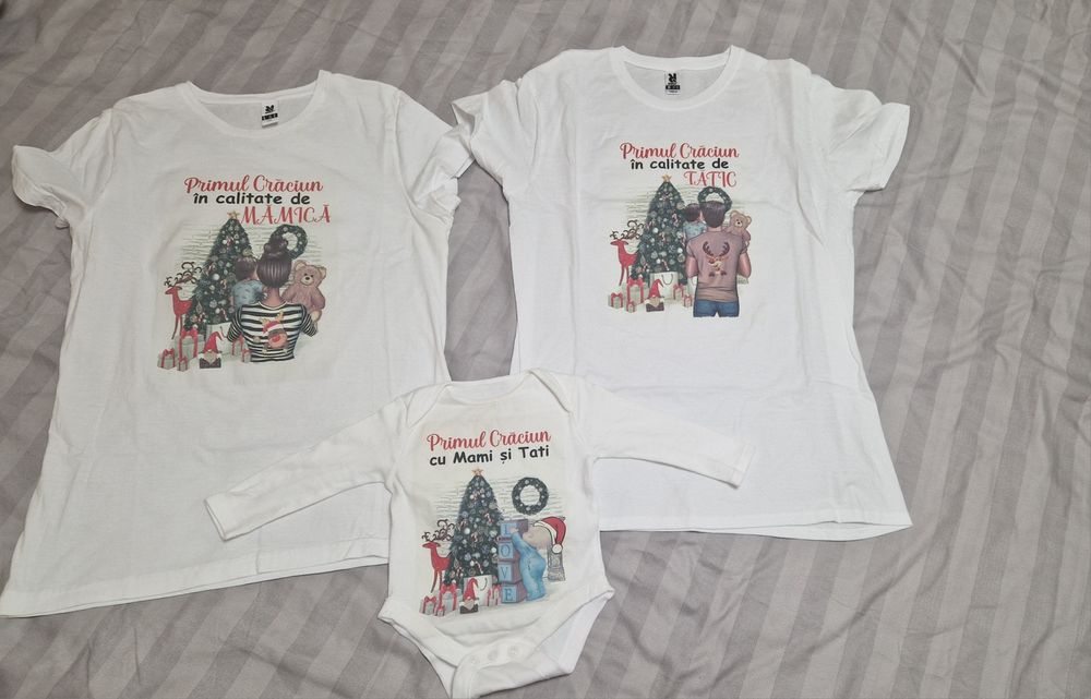 Set tricouri Primul Craciun