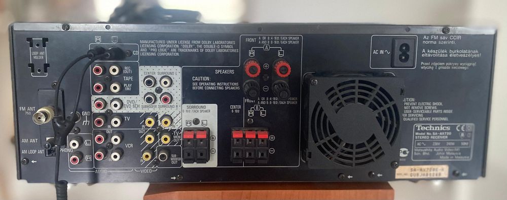 Amplifituner Tehnics si boxe Sony