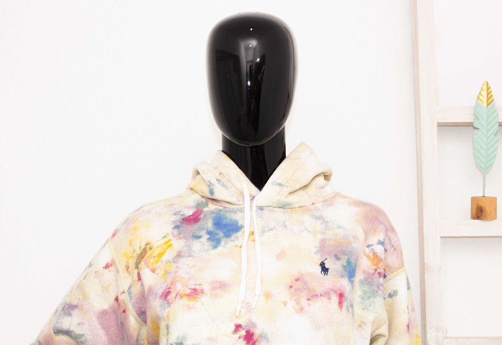 Polo Ralph Lauren оригинално дамско худи суичър Paint-Splatter Print S