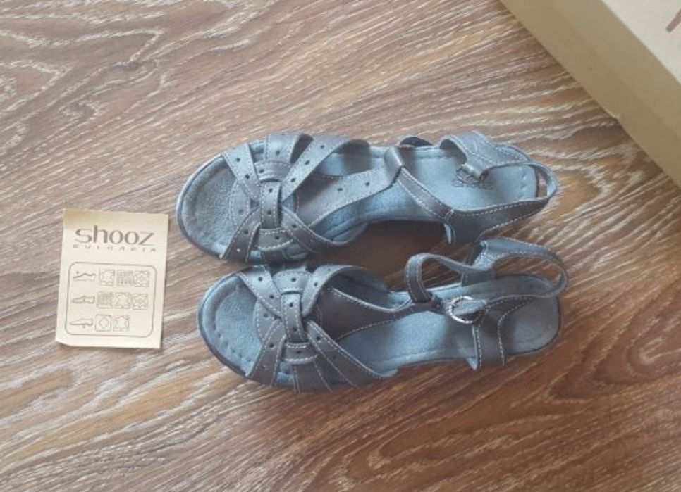 Български сандали СИВИ 40н-40лв НОВИ НАМАЛЕНИ