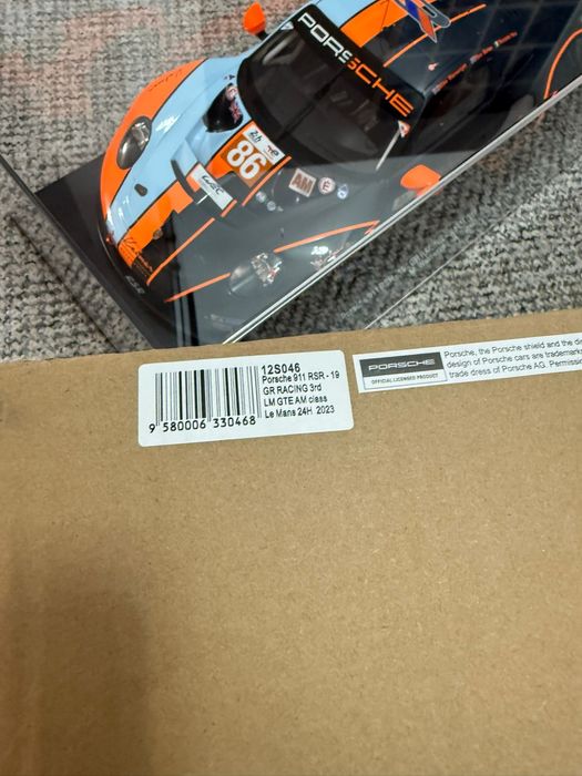 Macheta 1:12 Porsche 911 RSR-19 n°86 3rd 24h Le Mans 2023 Noua