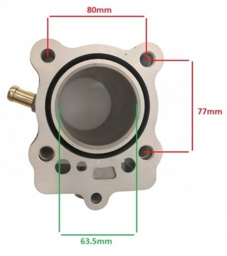 Комплект цилиндър за ATV Lifan LF200 (водно охлаждане)