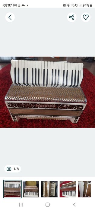 AcordeonHohner 60, Firotti 96 Hohner Parot,Delicia 80