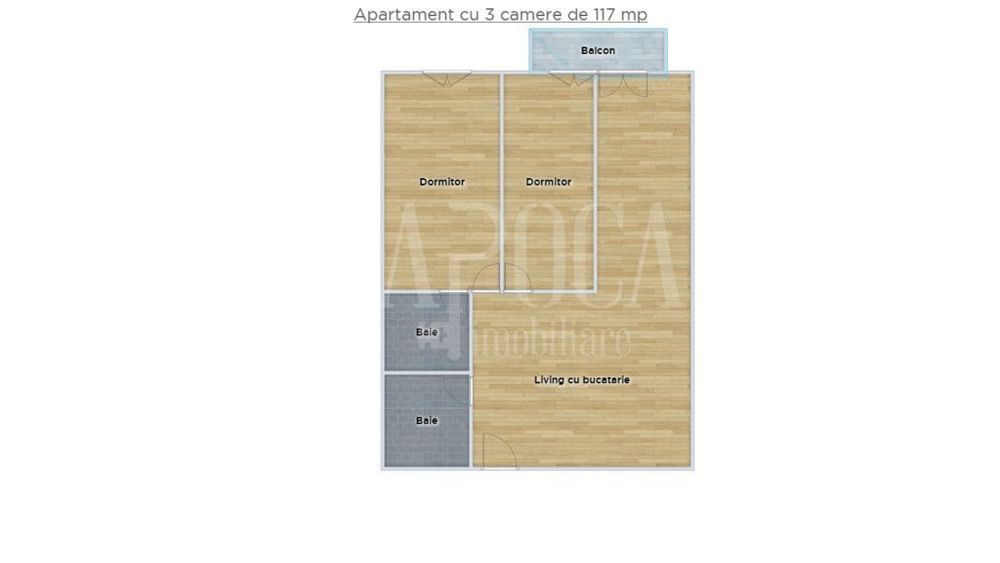 Apartament 3 camere de vanzare in Plopilor, Cluj Napoca