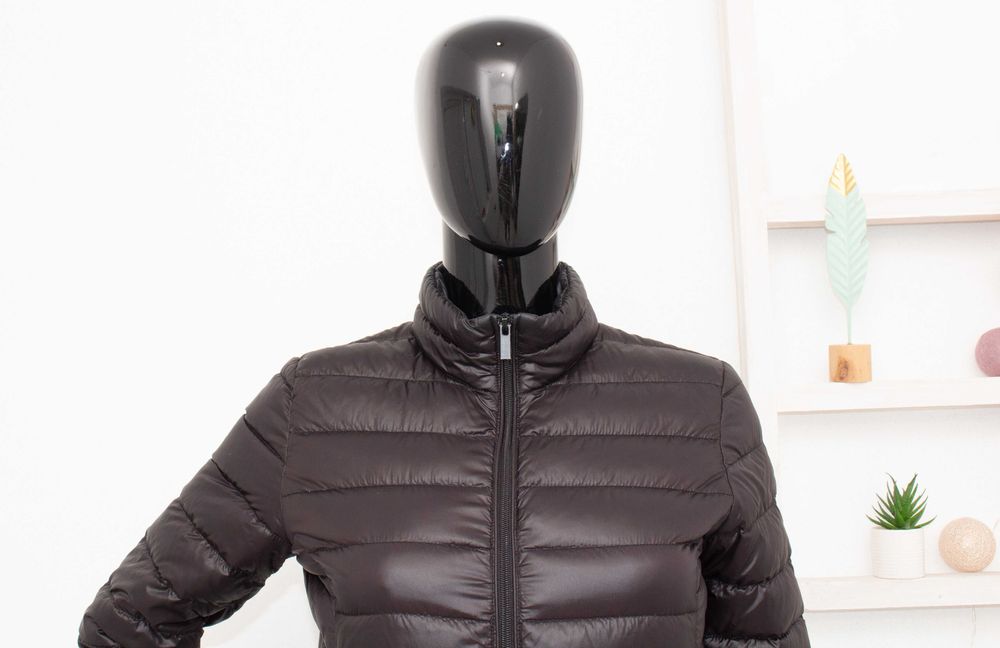 CUBUS дамско яке тънка пухенка черна midlayer пълнеж пух пера XS
