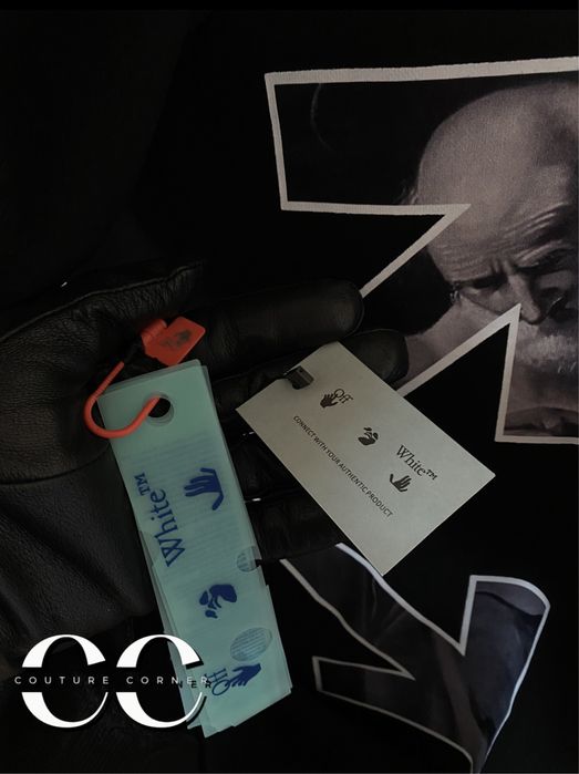 Hoodie OFF-White • Calitate TOP • Caravaggio Arrows Over • Cod QR