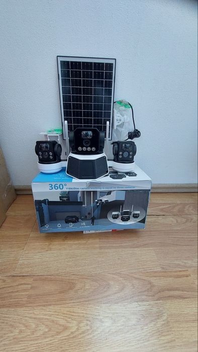 Camera supraveghere  cu panou solar