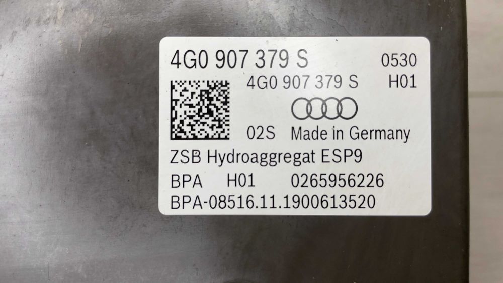 ABS помпа AUDI A6 A7 4G0907379S