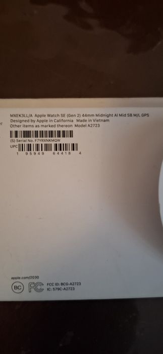 Apple Watch SE 2 44mm 100% как новый за 150 у.е!