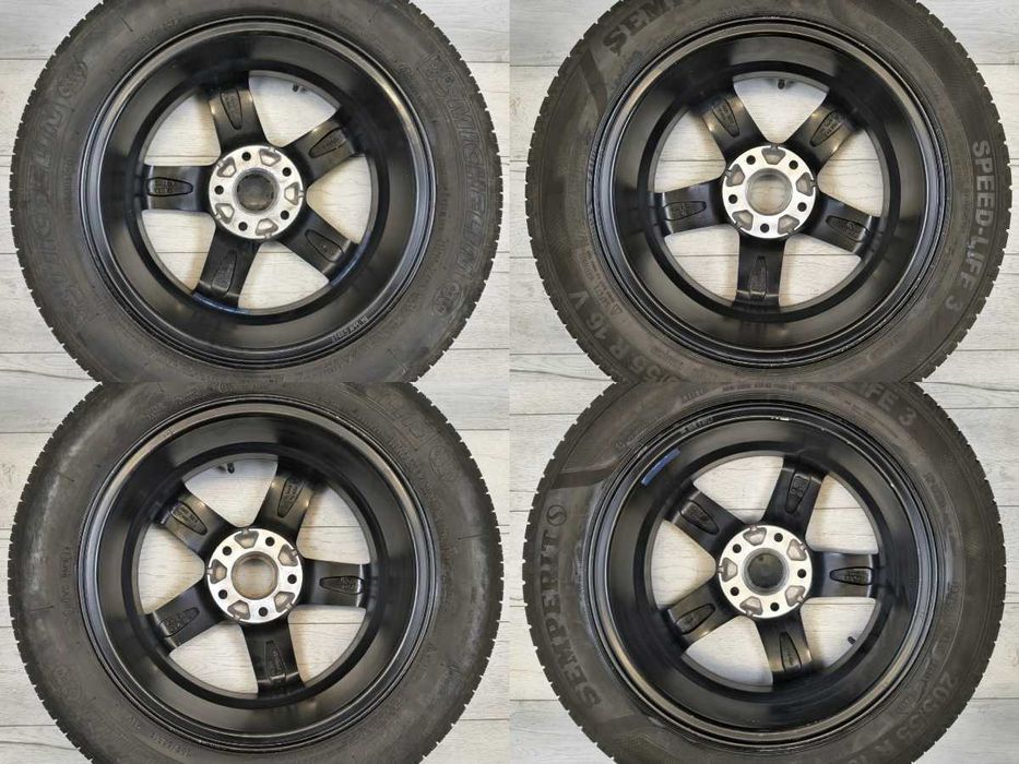 Roti/Jante negre Honda 5x114.3 205/55 R16; Kia, Nissan, Toyota, Dacia