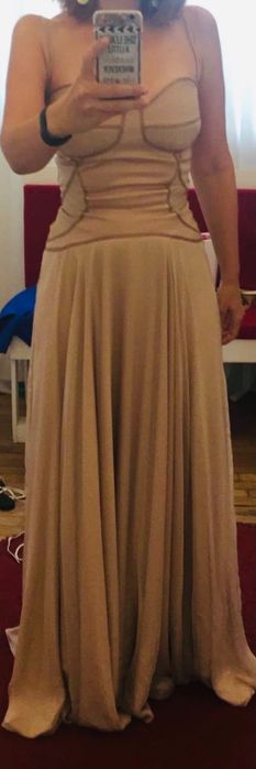 Rochie mătase naturală, Alina Cernătescu ,marimea 36