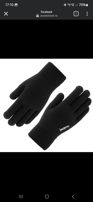 Manusi de iarna compatibile cu touch-screen pentru orice telefon