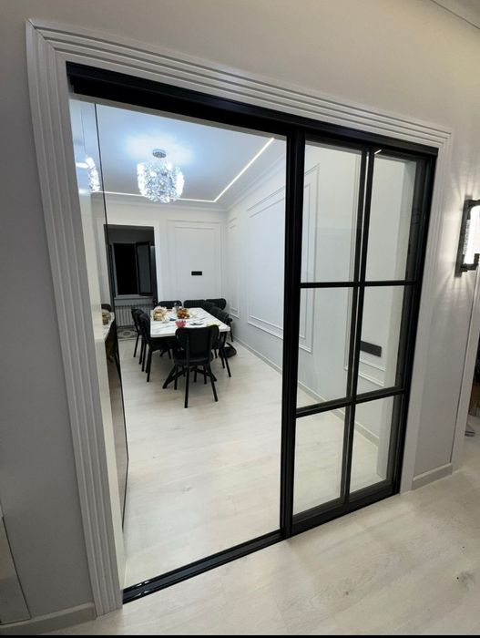 Перегородка (лофт) раздвижные двери