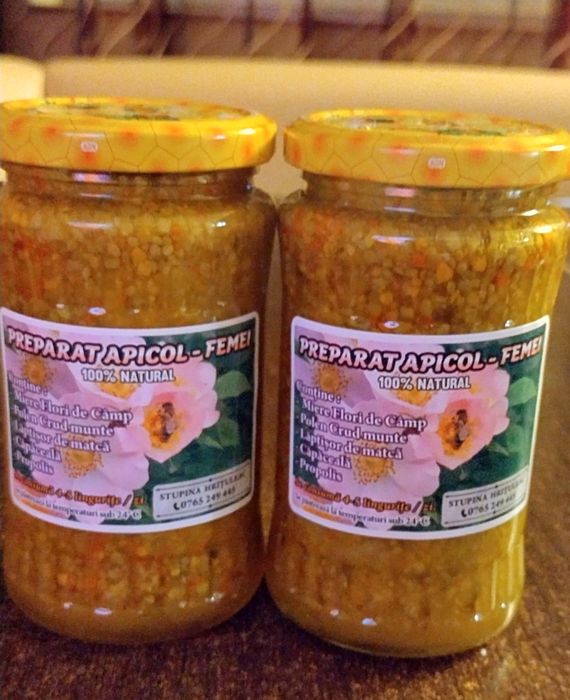 Păstura crudă, Lăptișor de Matcă Pur, Polen Crud