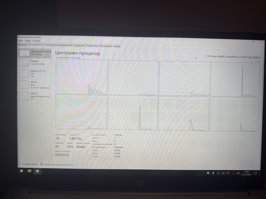 HP Pavilion Laptop Model 15-eg1035nu + Чанта за преносване