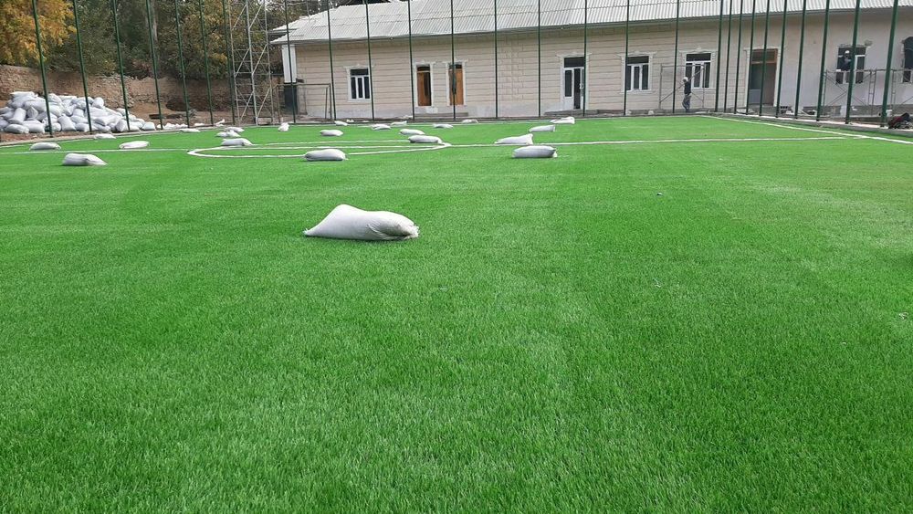 Искусственный газон мини стадион учун харихил оптом установка бор