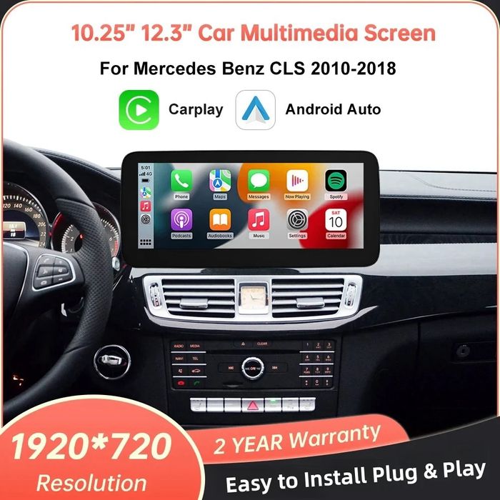 Android Навигация Mercedes CLS W218 Андроид Екран