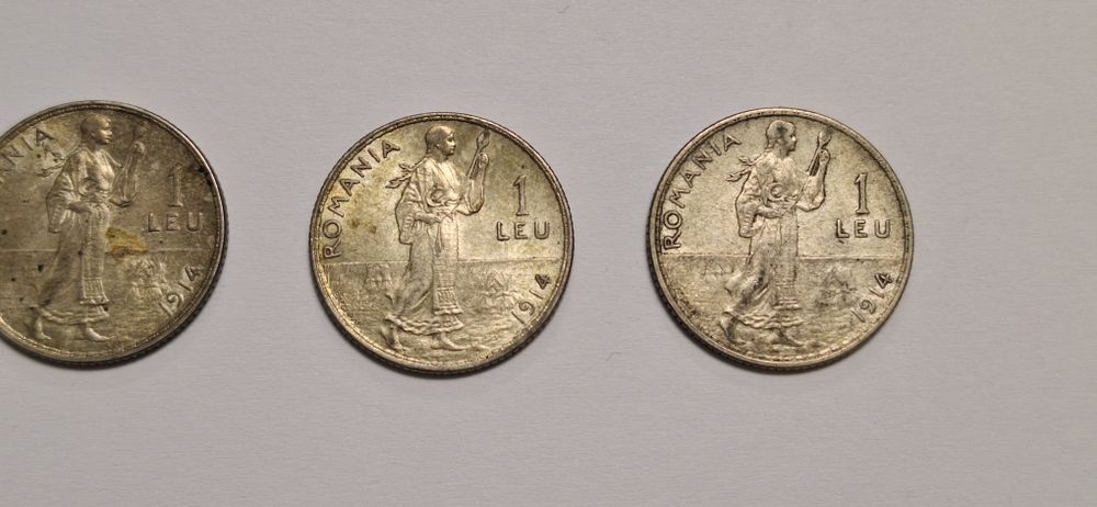 11 Monede argint Romania