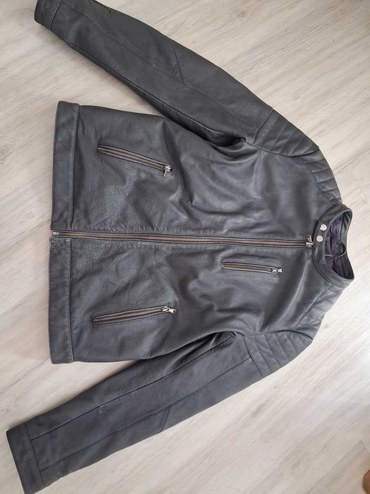 Geaca piele biker masura L/XL Promod