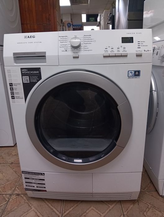 Сушилня с термопомпа АЕГ Aeg Protex Plus A+++ 8кг 2 години гаранция!