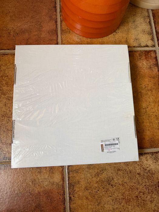 NOU Ceas de perete alb patinat diametru 32 cm