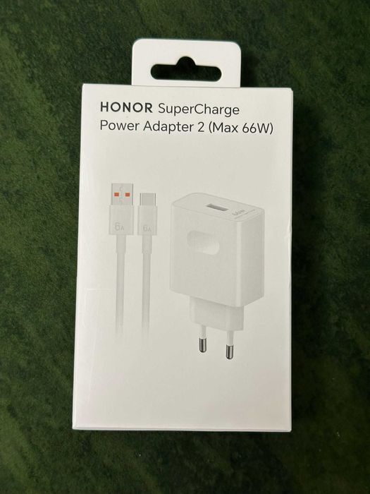 Incarcator Retea Cu Cablu USB-C Honor, 66W, 6A, 1 x USB-A