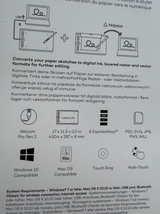 tabletă grafică wacom intuos pro paper edition (L)
