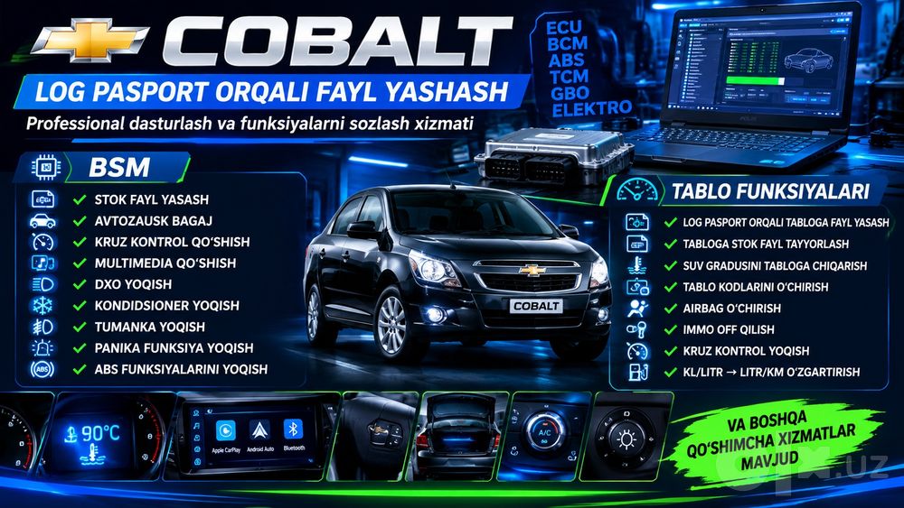 Cobalt bsm tablo fayllar